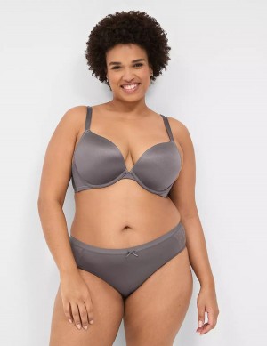 Dámské Bralettes Lane Bryant Boost Plunge With Lace Tmavě Šedé | FLB6285MD