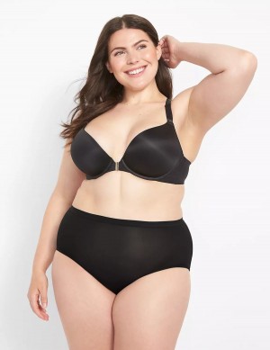 Dámské Bralettes Lane Bryant Front-Close Boost Plunge Černé | GSG546DX