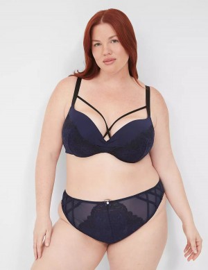 Dámské Bralettes Lane Bryant Lace Max Boost Plunge Blankyt | RGL8081OV