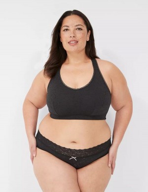 Dámské Bralettes Lane Bryant Stretch Lace Černé | LIP9932OH