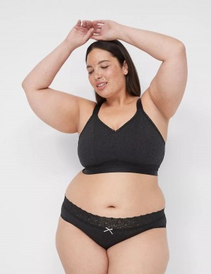 Dámské Bralettes Lane Bryant Stretch Lace Černé | GGY8758JS