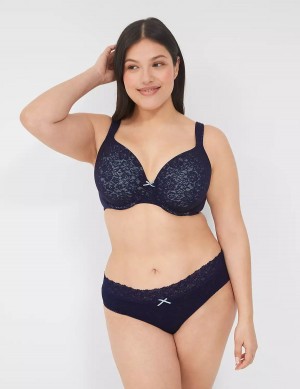 Dámské Drzé Kalhotky Lane Bryant Stretch Lace Blankyt | YZE6891JZ