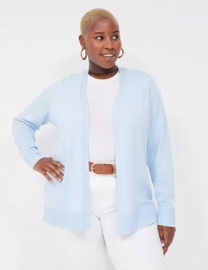 Dámské Kardigan Lane Bryant Modern Long-Sleeve Open-Front Blankyt | YMF2980RB