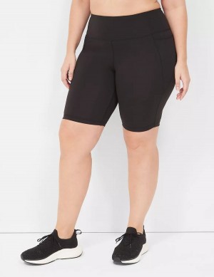 Dámské Kraťasy Lane Bryant LIVI High-Rise Recycled LIVI Soft Knee Černé | ULW5748ND