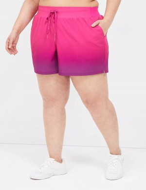 Dámské Kraťasy Lane Bryant LIVI Stretch Woven Růžové | BRP7778GF