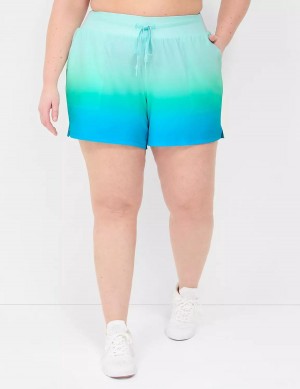 Dámské Kraťasy Lane Bryant LIVI Stretch Woven Zelene | GMZ9577KD