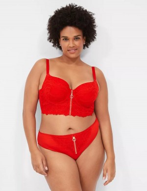 Dámské Podprsenka Balkonetová Lane Bryant Boost Longline Červené | FHY9591HE