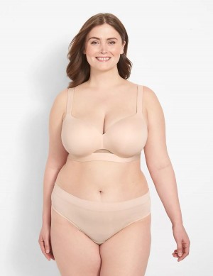 Dámské Podprsenka Balkonetová Lane Bryant Comfort Bliss Lightly Lined Hnědé | OQV6426AV