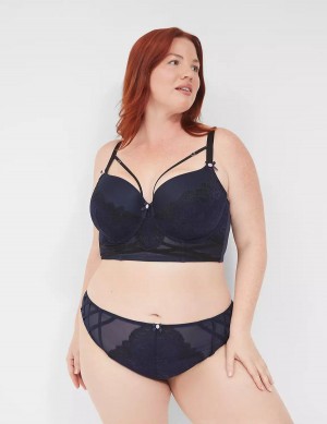 Dámské Podprsenka Balkonetová Lane Bryant Longline Boost Blankyt | DWH3155ZL