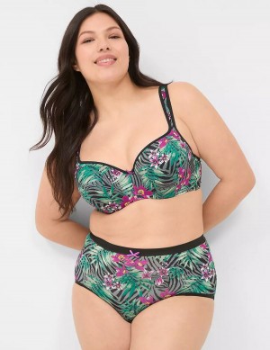 Dámské Podprsenka Balkonetová Lane Bryant Smooth Lightly Lined Zelene Viacfarebný | OJF2841OA