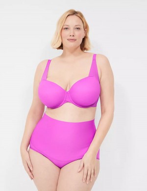 Dámské Podprsenka Balkonetová Lane Bryant Totally Smooth Lightly Lined Světle Fialové | AJM8159DD