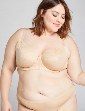 Dámské Podprsenka Balkonetová Lane Bryant Unlined with Lace Béžový | UBG6711YO