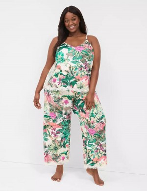 Dámské Pyžama Lane Bryant Printed Cami & Pant PJ Set Zelene Viacfarebný | QZA8248OQ