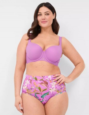 Dámské Slipy Lane Bryant Comfort Bliss Full Fialové | VCL1722NW