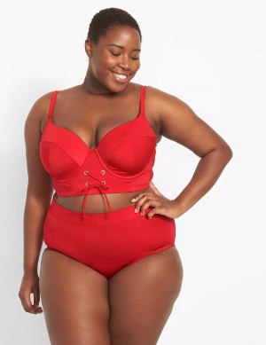 Dámské Slipy Lane Bryant Swim Červené | XJC3850KX