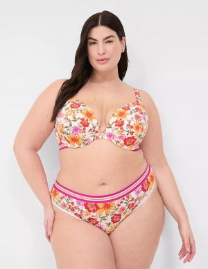 Dámské Tanga Kalhotky Lane Bryant Cotton With Wide Waistband Oranžové Viacfarebný | WVD7369NQ