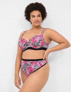 Dámské Tanga Kalhotky Lane Bryant Crush Microfiber French Růžové | HOC3856LE