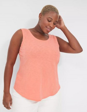 Dámské Tílko Lane Bryant Scoop-Neck Koralove | VAP5234KE