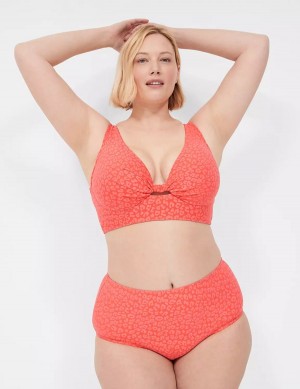 Dámské Vrchní díl Plavek Lane Bryant Underwire Knot-Front Koralove | DKD1831AJ