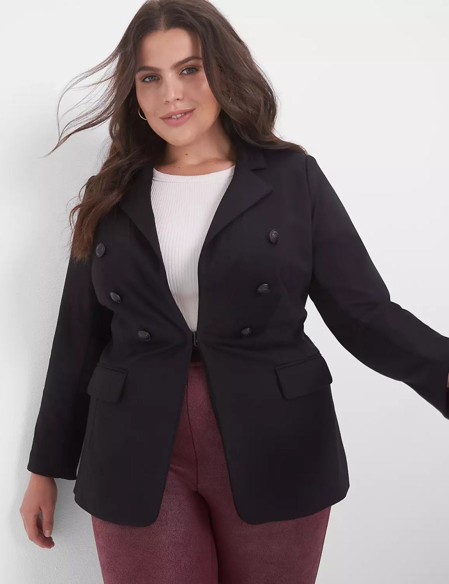 Dámské Blejzry Lane Bryant Bryant Černé | IXG423TP