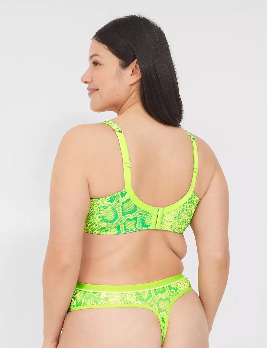 Dámské Bralettes Lane Bryant Boost Plunge Světle Zelene | FVT7536ME