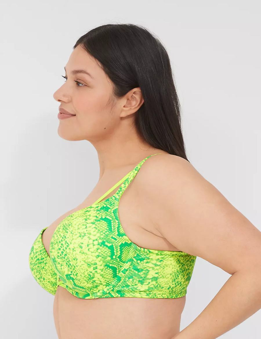 Dámské Bralettes Lane Bryant Boost Plunge Světle Zelene | FVT7536ME