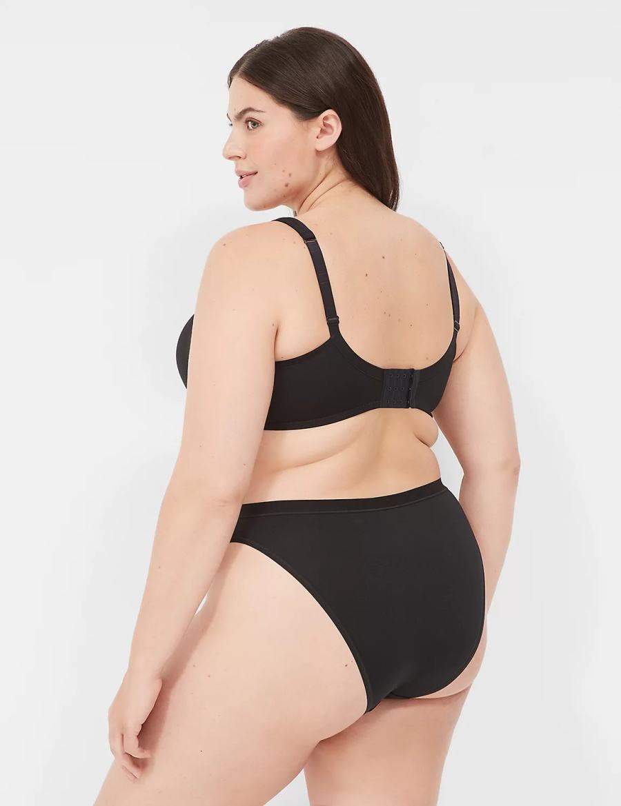 Dámské Bralettes Lane Bryant Boost Plunge Černé | CWK6686HT