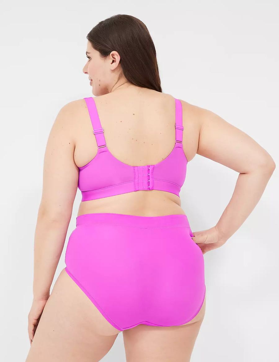 Dámské Bralettes Lane Bryant Comfort Bliss Lightly Lined No-Wire Světle Fialové | IWB4313AN