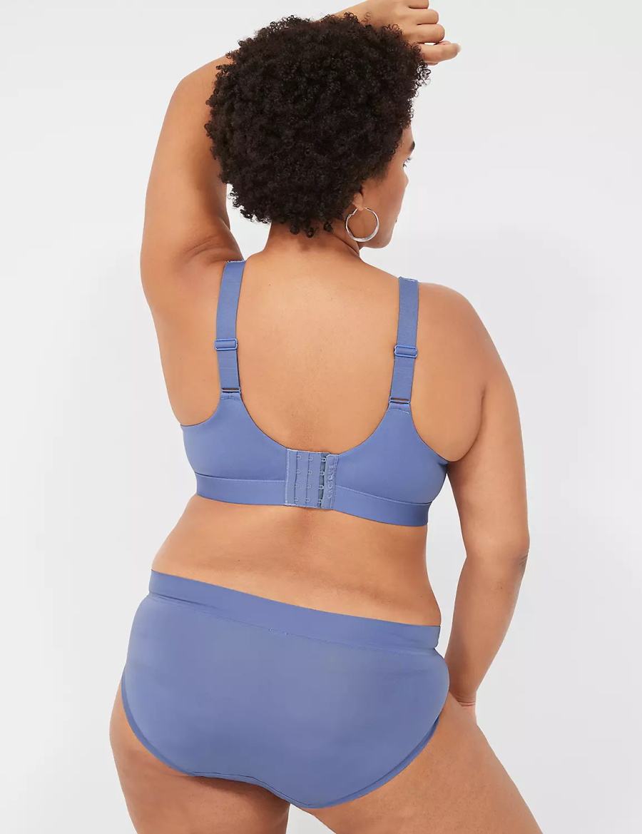 Dámské Bralettes Lane Bryant Comfort Bliss Lightly Lined Plunge Blankyt | DJW7268ZI