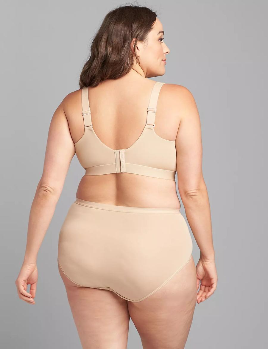 Dámské Bralettes Lane Bryant Comfort Bliss Lightly Lined No-Wire Béžový | QXR6434WM