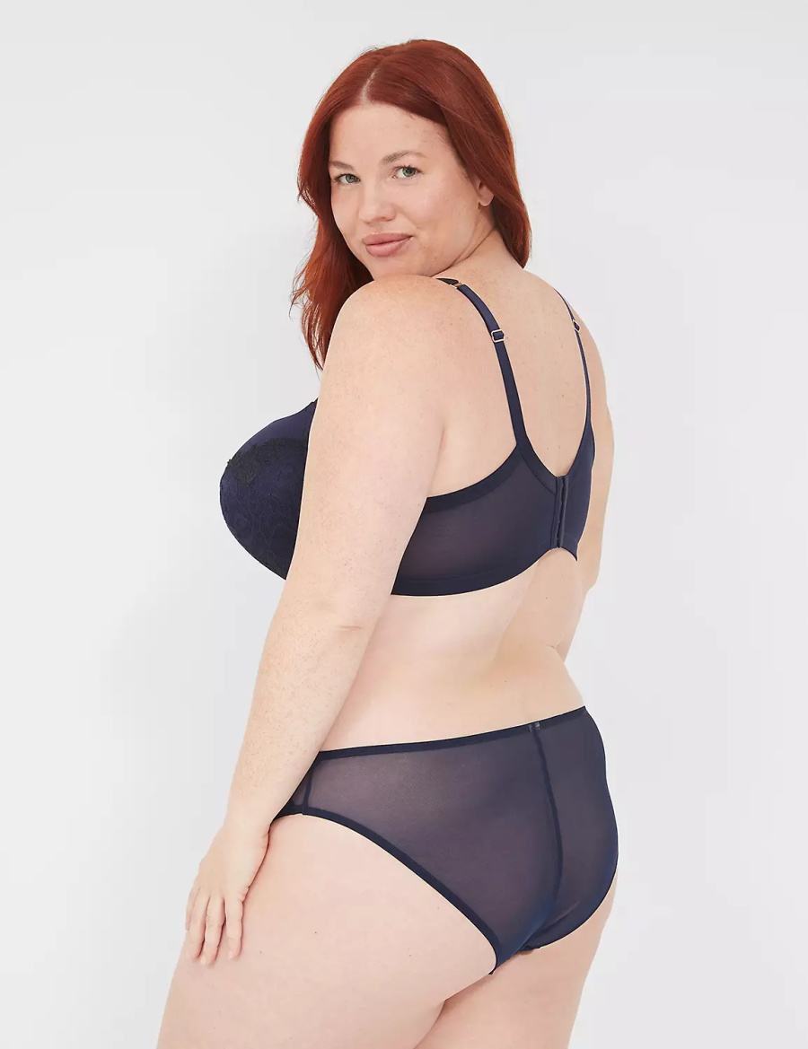 Dámské Bralettes Lane Bryant Lace Max Boost Plunge Blankyt | RGL8081OV