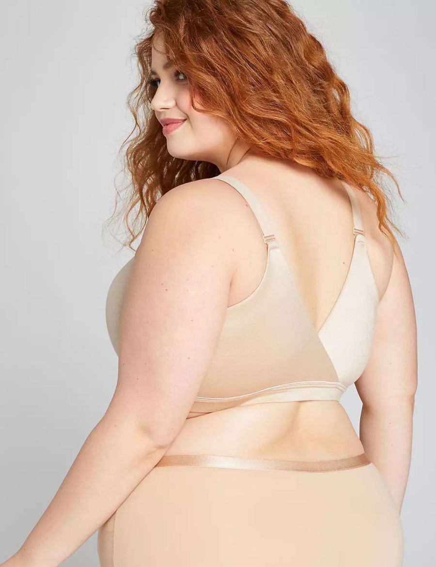 Dámské Bralettes Lane Bryant Lightly Lined Lounge Béžový | HYT6225GI