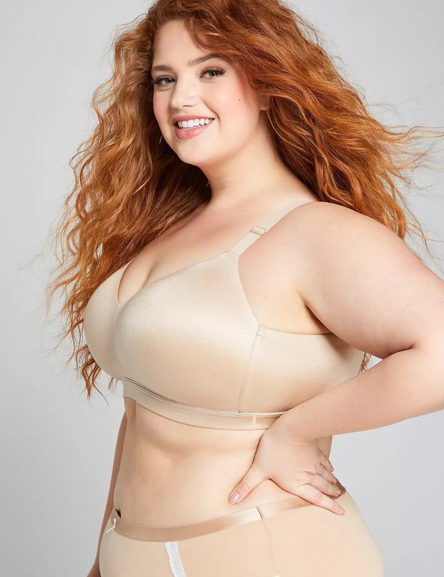 Dámské Bralettes Lane Bryant Lightly Lined Lounge Béžový | HYT6225GI