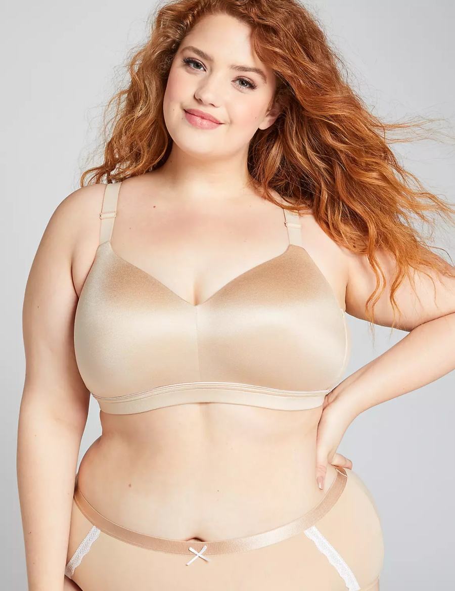 Dámské Bralettes Lane Bryant Lightly Lined Lounge Béžový | HYT6225GI