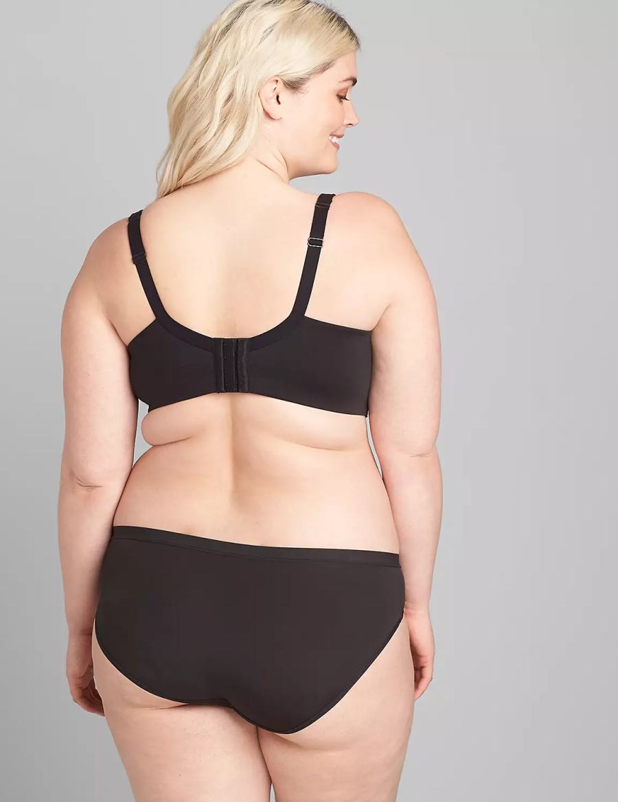 Dámské Bralettes Lane Bryant No-Wire Černé | FCN4721WE