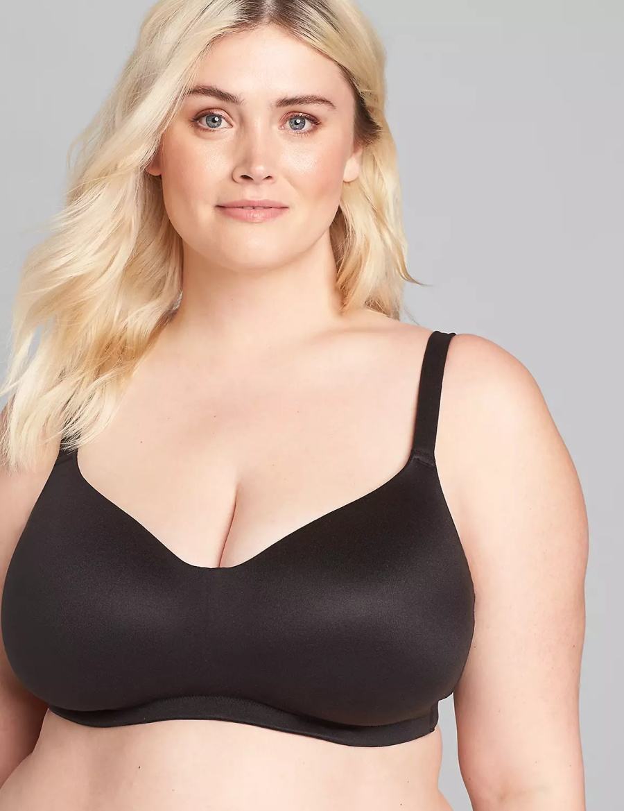 Dámské Bralettes Lane Bryant No-Wire Černé | FCN4721WE