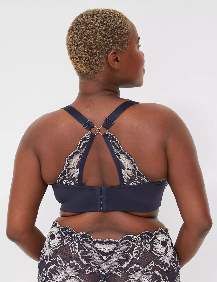 Dámské Bralettes Lane Bryant Smooth Lightly Lined Full Coverage With Lace Blankyt | EHL5139YE