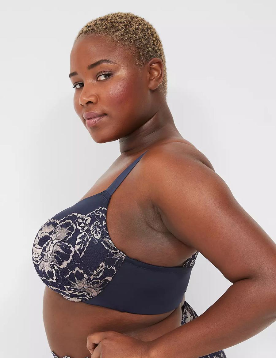 Dámské Bralettes Lane Bryant Smooth Lightly Lined Full Coverage With Lace Blankyt | EHL5139YE