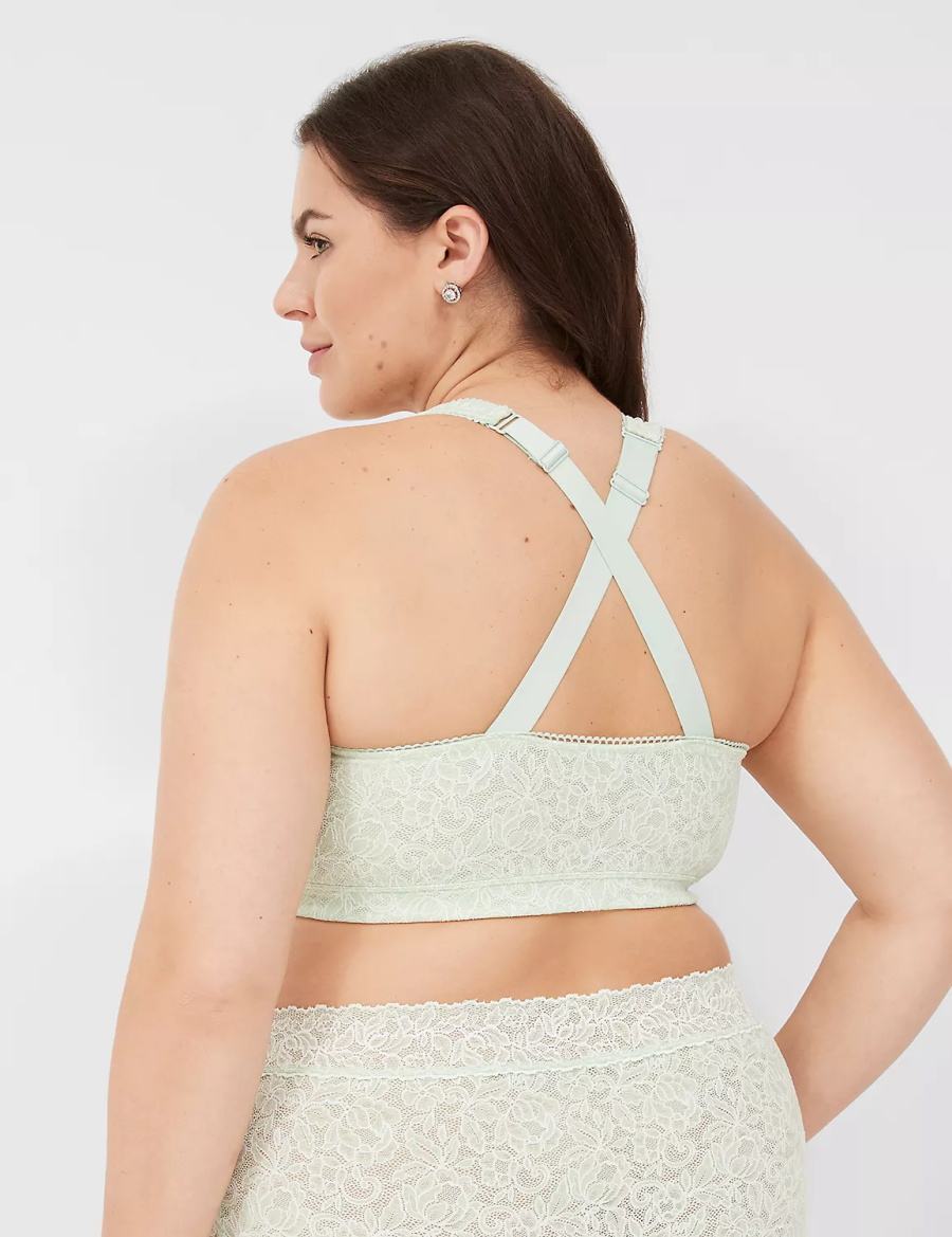 Dámské Bralettes Lane Bryant Stretch Lace Světle Zelene | EVG1499QE