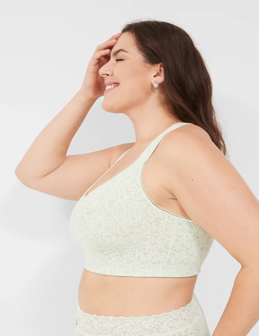 Dámské Bralettes Lane Bryant Stretch Lace Světle Zelene | EVG1499QE