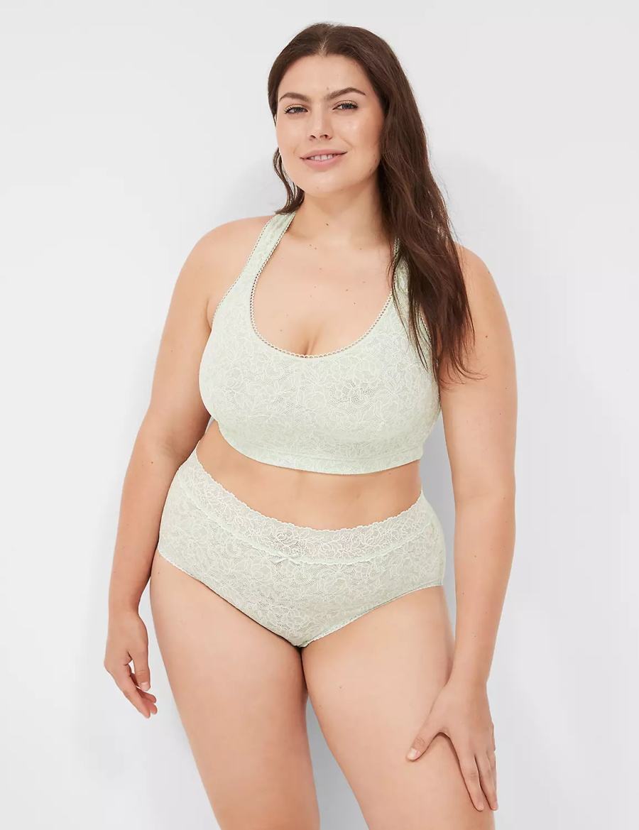 Dámské Bralettes Lane Bryant Stretch Lace Světle Zelene | EVG1499QE