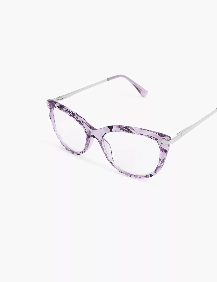 Dámské Brýle Lane Bryant Purple Textured Cateye Reading Fialové | DFQ8784ZI