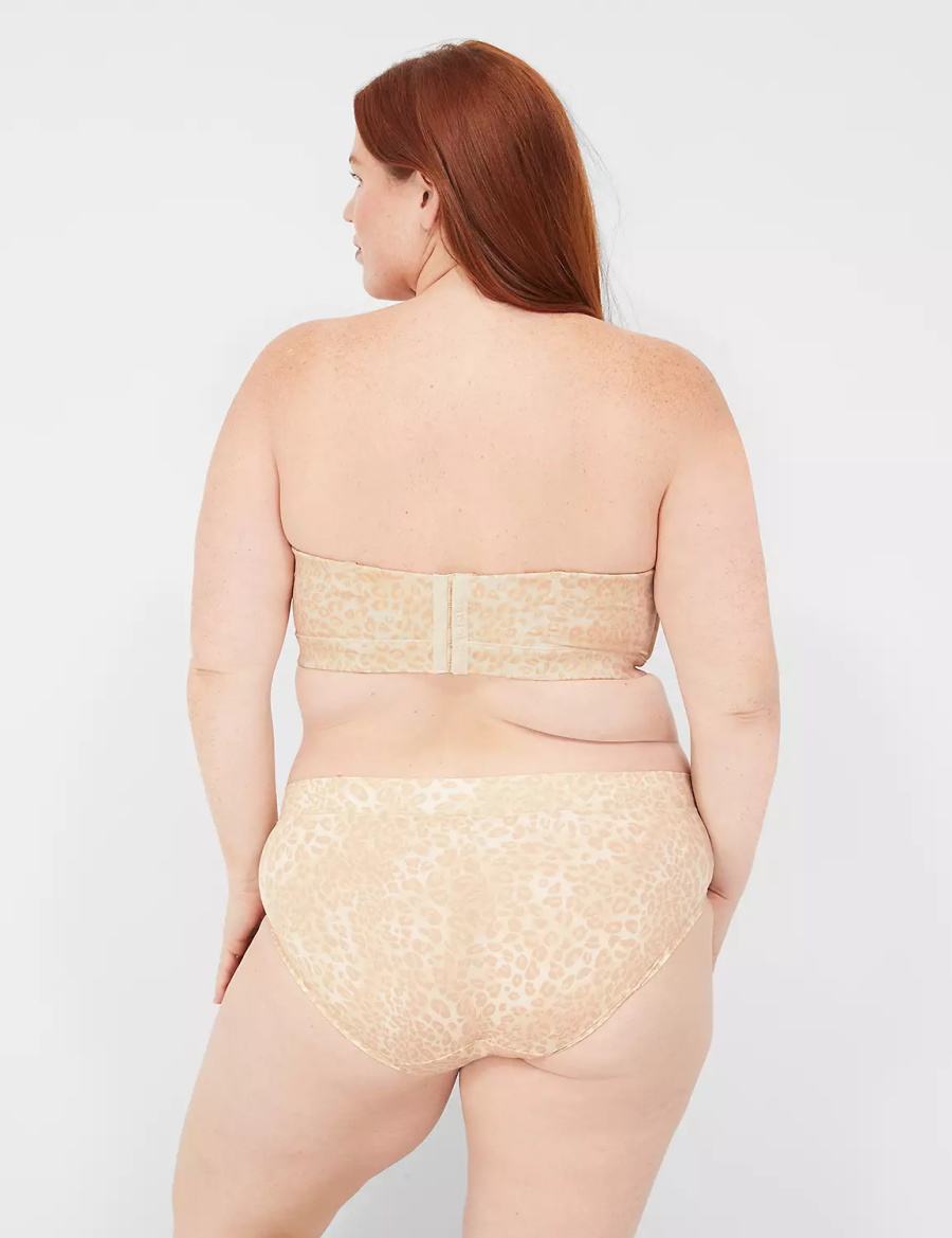 Dámské Hipster Kalhotky Lane Bryant Comfort Bliss Hnědé | IAT824OG