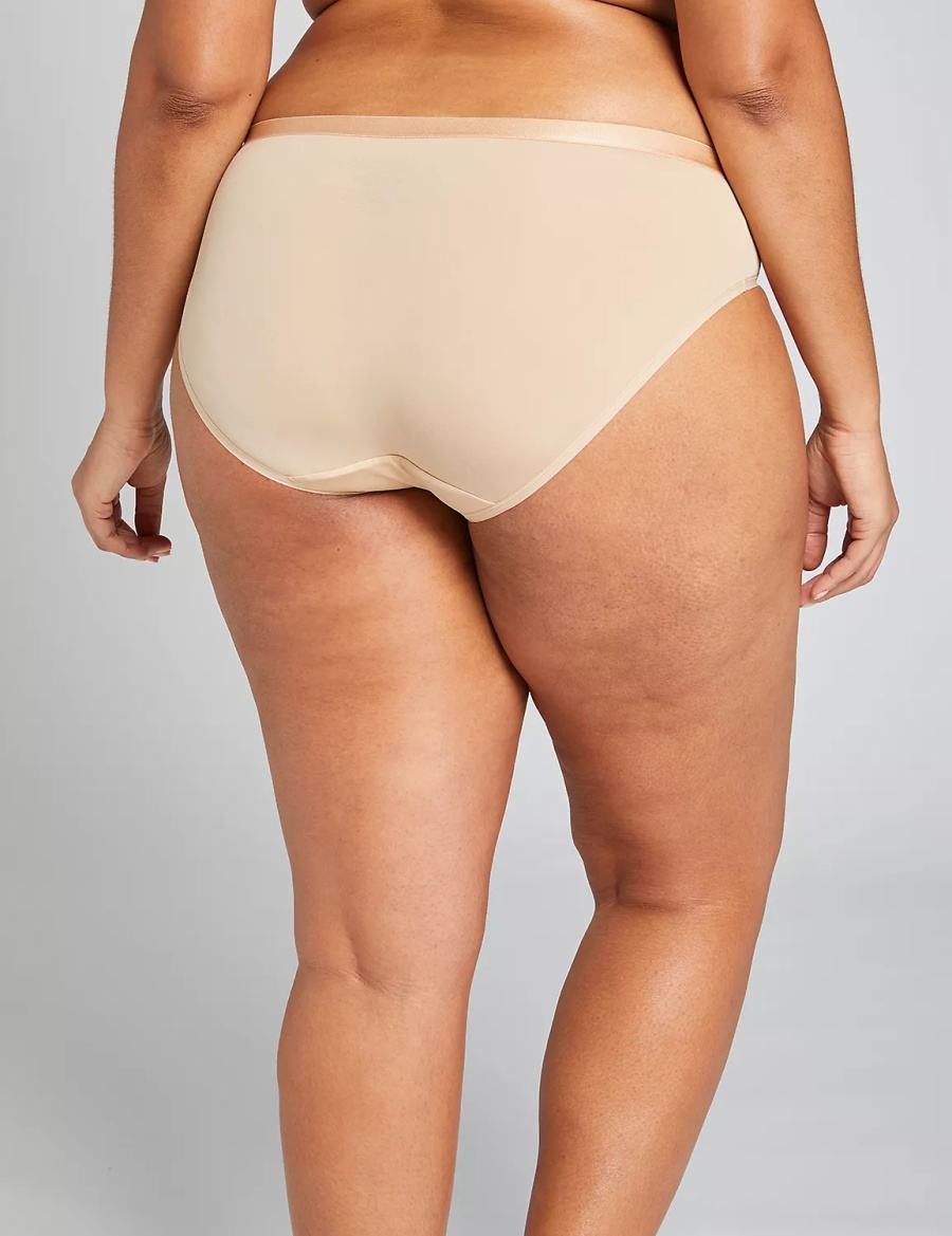 Dámské Hipster Kalhotky Lane Bryant Extra Soft Béžový | OHU2135LT