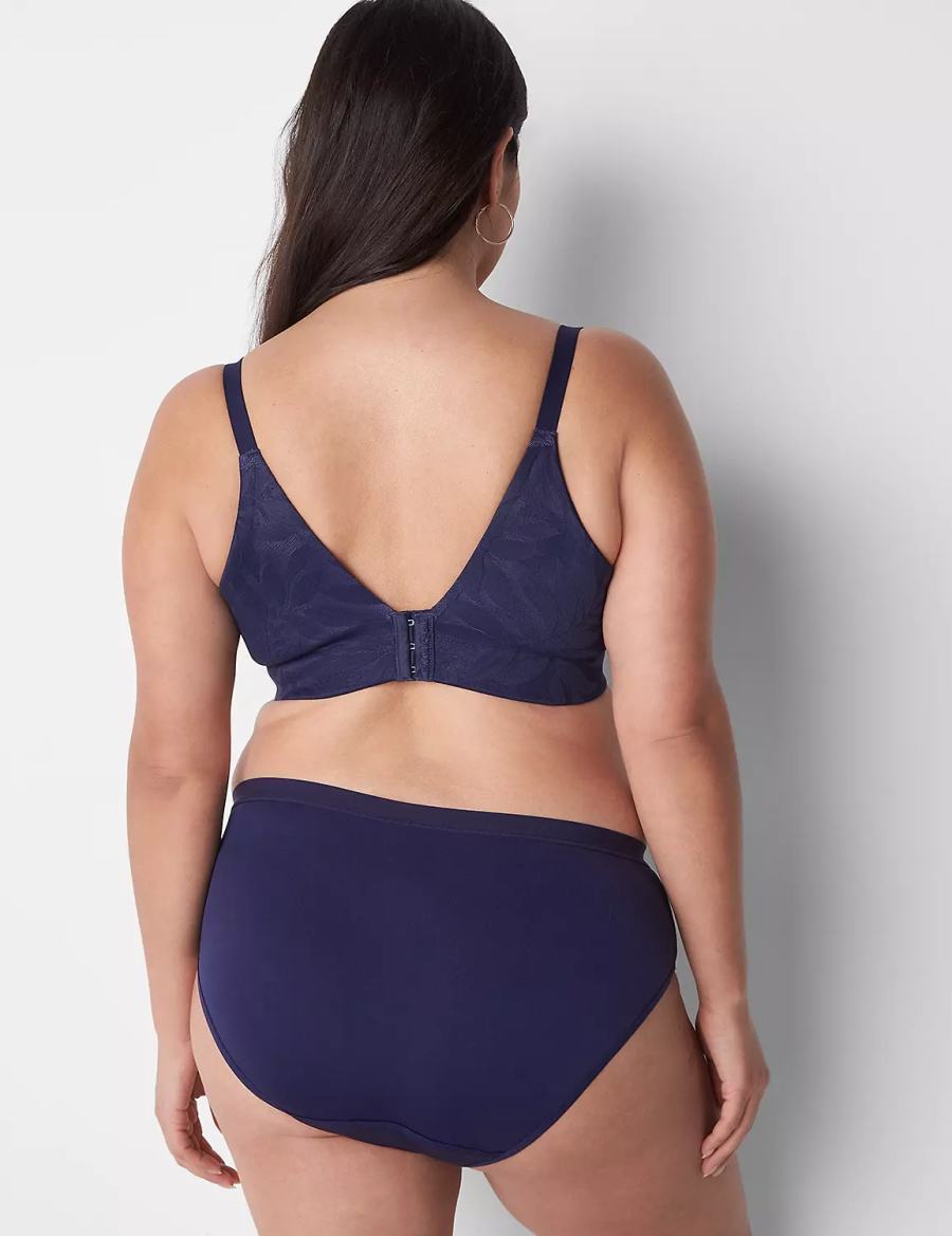 Dámské Hipster Kalhotky Lane Bryant No-Show With Lace Trim Blankyt | VZZ9085EM