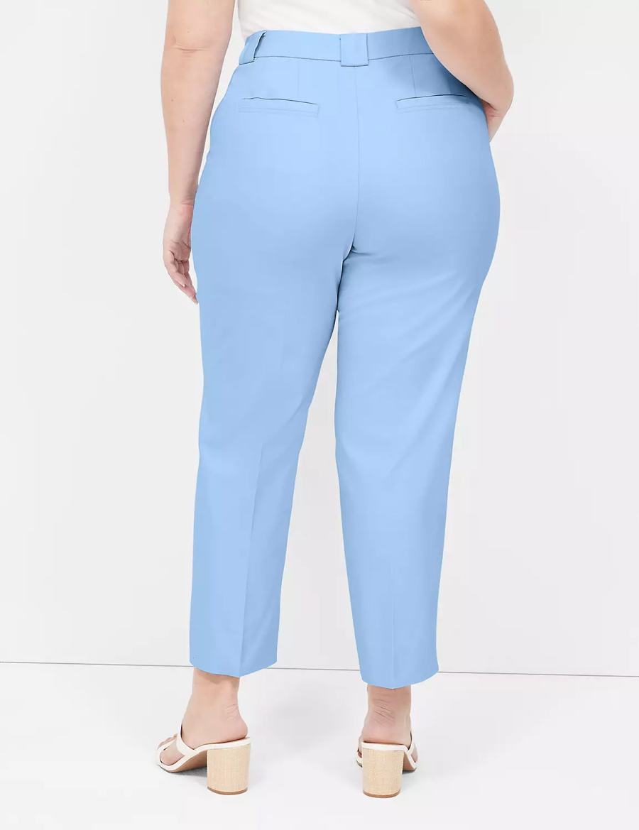 Dámské Kalhoty Lane Bryant Modern Straight Ankle Blankyt | NVB2515YG