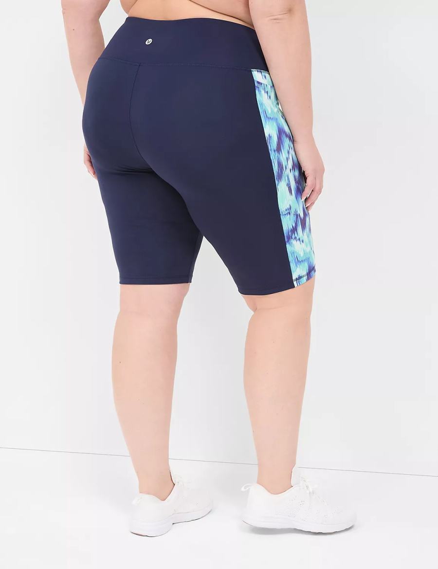 Dámské Kraťasy Lane Bryant LIVI High-Rise Recycled LIVI Soft Knee Tmavě Blankyt | ONC3853IV