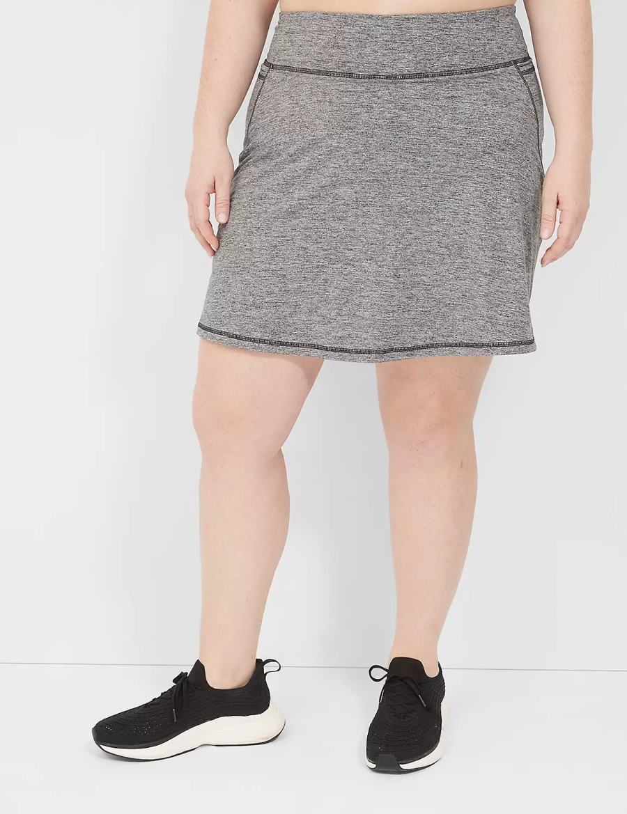 Dámské Kraťasy Lane Bryant LIVI Recycled LIVI Soft Marl Černé Bílé | XDQ1452RL