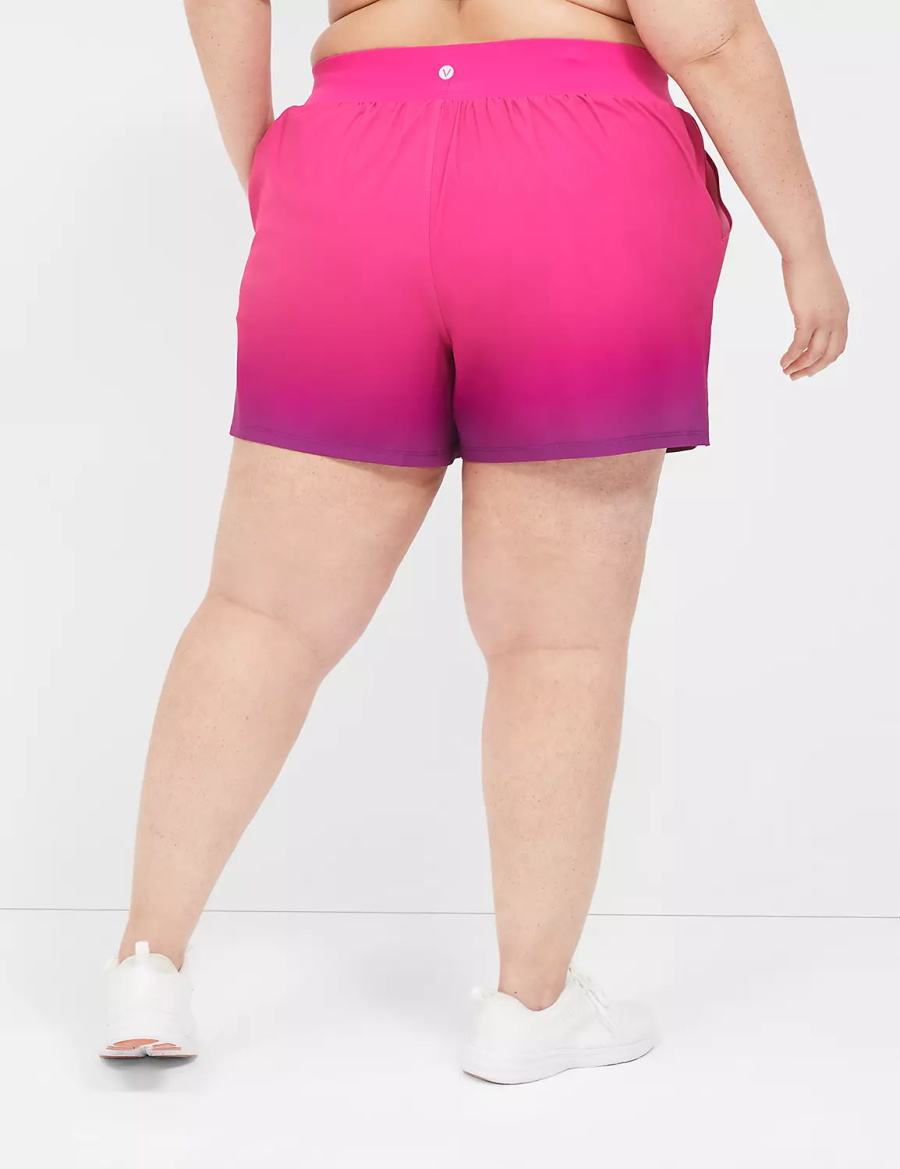 Dámské Kraťasy Lane Bryant LIVI Stretch Woven Růžové | BRP7778GF