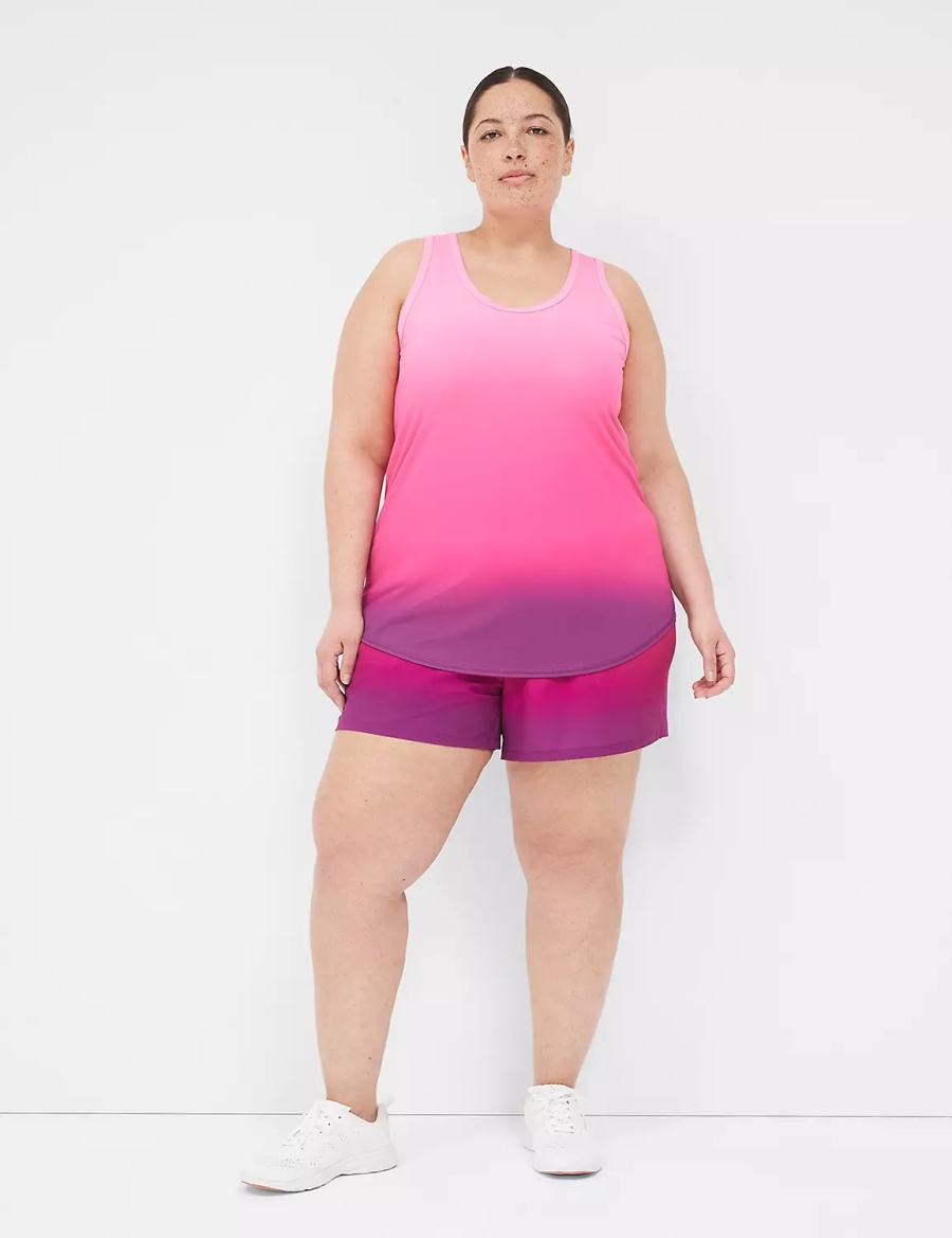 Dámské Kraťasy Lane Bryant LIVI Stretch Woven Růžové | BRP7778GF